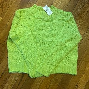 Cute sweater ( like green ) looks beautiful in person